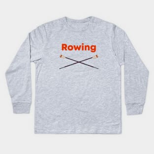 Rowing Kids Long Sleeve T-Shirt